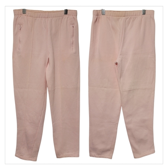 Lady Foot Locker Pants - Lady Foot Locker Pink Joggers Women’s Small Fleece Sweatpants